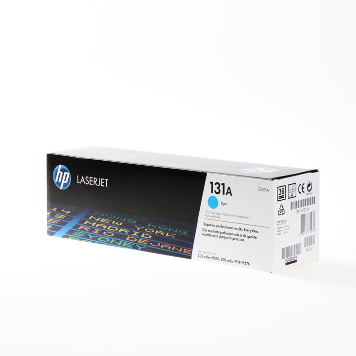 HP Toner CF211A 131A Cyan i gruppen DATORER & KRINGUTRUSTNING / Skrivare & Tillbehör / Bläck & Toner / Toner / HP hos TP E-commerce Nordic AB (C27167)