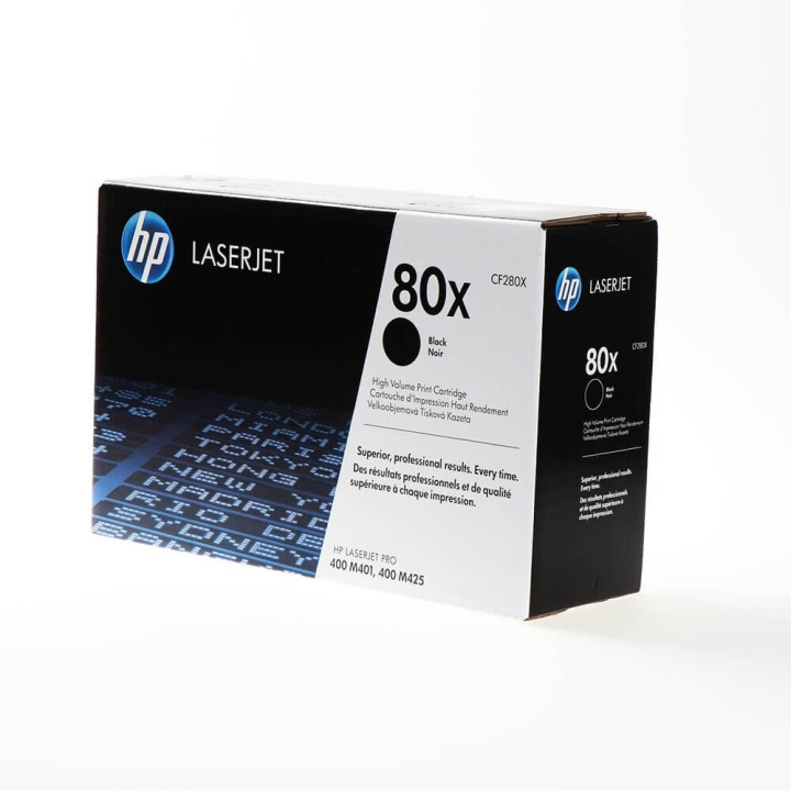 HP Toner CF280X 80X Svart i gruppen DATORER & KRINGUTRUSTNING / Skrivare & Tillbehör / Bläck & Toner / Toner / HP hos TP E-commerce Nordic AB (C27193)