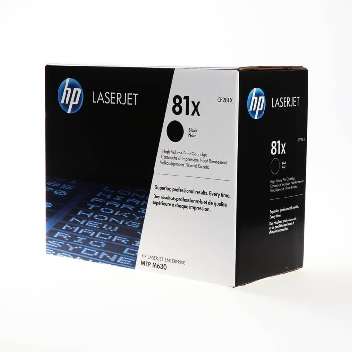 HP Toner CF281X 81X Svart i gruppen DATORER & KRINGUTRUSTNING / Skrivare & Tillbehör / Bläck & Toner / Toner / HP hos TP E-commerce Nordic AB (C27197)