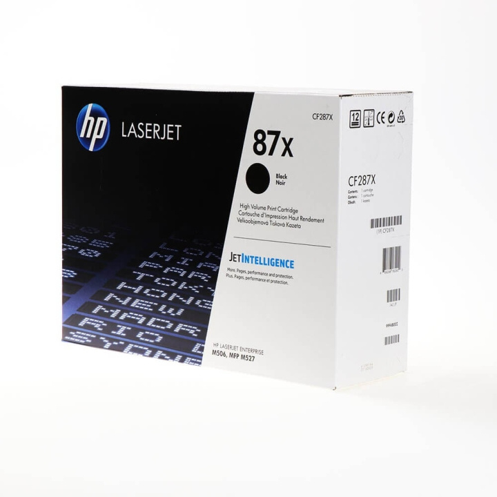 HP Toner CF287X 87X Svart i gruppen DATORER & KRINGUTRUSTNING / Skrivare & Tillbehör / Bläck & Toner / Toner / HP hos TP E-commerce Nordic AB (C27205)