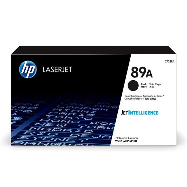 HP Toner CF289A 89A Svart i gruppen DATORER & KRINGUTRUSTNING / Skrivare & Tillbehör / Bläck & Toner / Toner / HP hos TP E-commerce Nordic AB (C27209)