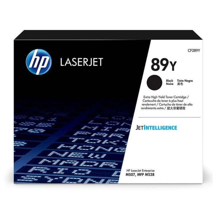 HP Toner CF289Y 89Y Svart i gruppen DATORER & KRINGUTRUSTNING / Skrivare & Tillbehör / Bläck & Toner / Toner / HP hos TP E-commerce Nordic AB (C27211)