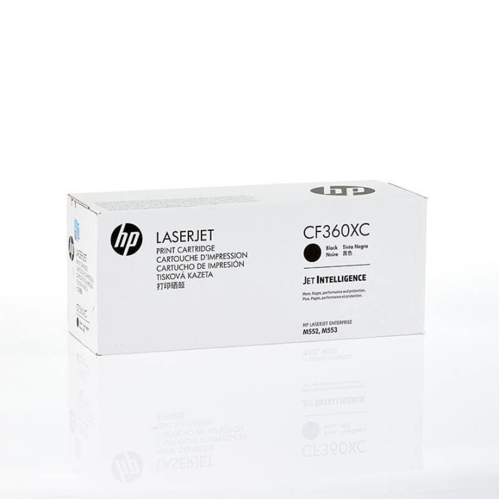 HP Toner CF360XC 508X Svart, Contract i gruppen DATORER & KRINGUTRUSTNING / Skrivare & Tillbehör / Bläck & Toner / Toner / HP hos TP E-commerce Nordic AB (C27228)