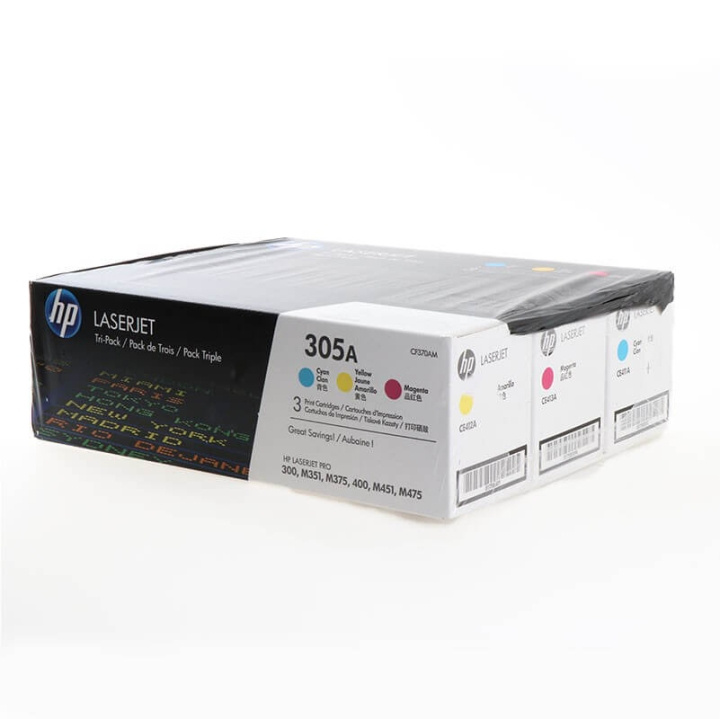 HP Toner CF370AM 305A Färg i gruppen DATORER & KRINGUTRUSTNING / Skrivare & Tillbehör / Bläck & Toner / Toner / HP hos TP E-commerce Nordic AB (C27238)