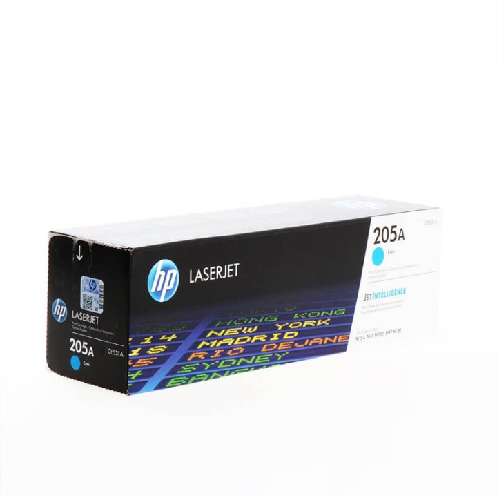 HP Toner CF531A 205A Cyan i gruppen DATORER & KRINGUTRUSTNING / Skrivare & Tillbehör / Bläck & Toner / Toner / HP hos TP E-commerce Nordic AB (C27274)