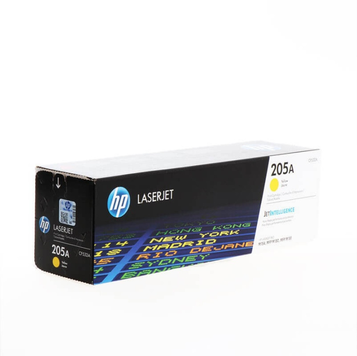 HP Toner CF532A 205A Gul i gruppen DATORER & KRINGUTRUSTNING / Skrivare & Tillbehör / Bläck & Toner / Toner / HP hos TP E-commerce Nordic AB (C27275)