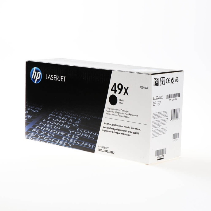 HP Toner Q5949X 49X Svart i gruppen DATORER & KRINGUTRUSTNING / Skrivare & Tillbehör / Bläck & Toner / Toner / HP hos TP E-commerce Nordic AB (C27291)