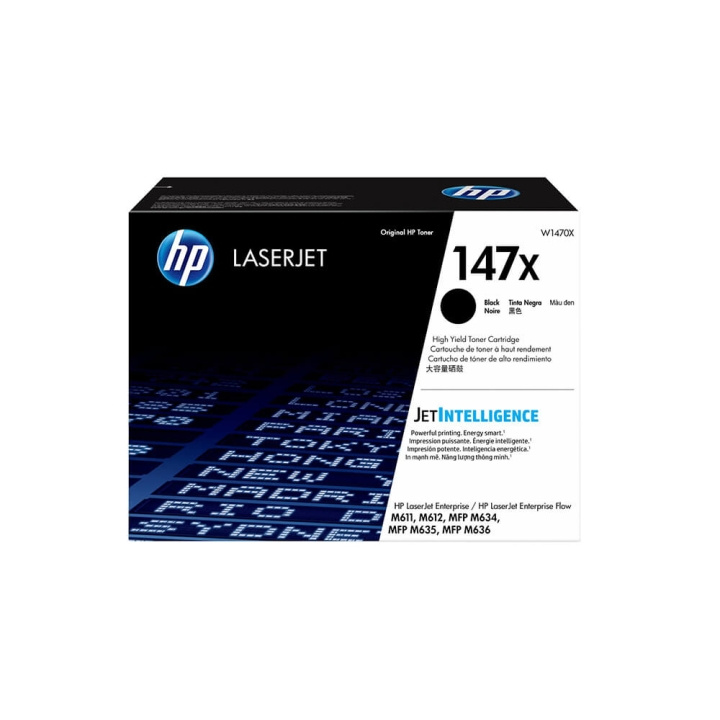 HP Toner W1470X 147X Svart i gruppen DATORER & KRINGUTRUSTNING / Skrivare & Tillbehör / Bläck & Toner / Toner / HP hos TP E-commerce Nordic AB (C27304)