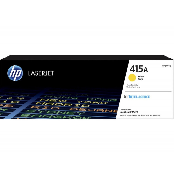 HP Toner W2032A 415A Gul i gruppen DATORER & KRINGUTRUSTNING / Skrivare & Tillbehör / Bläck & Toner / Toner / HP hos TP E-commerce Nordic AB (C27325)