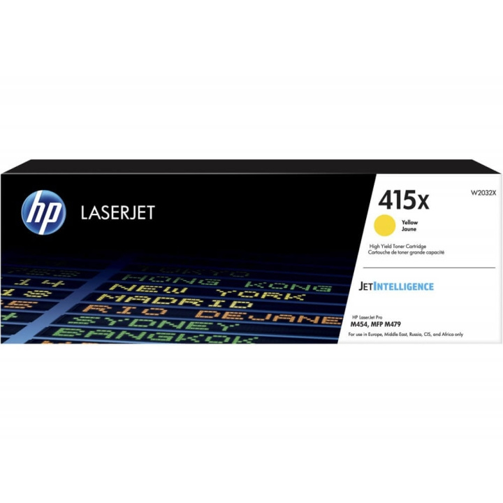 HP Toner W2032X 415X Gul i gruppen DATORER & KRINGUTRUSTNING / Skrivare & Tillbehör / Bläck & Toner / Toner / HP hos TP E-commerce Nordic AB (C27326)