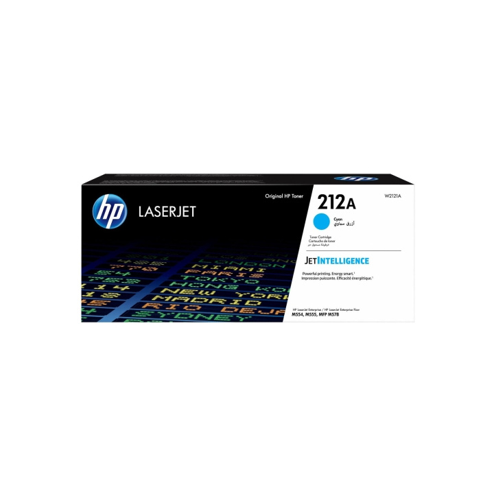 HP Toner W2121A 212A Cyan i gruppen DATORER & KRINGUTRUSTNING / Skrivare & Tillbehör / Bläck & Toner / Toner / HP hos TP E-commerce Nordic AB (C27335)