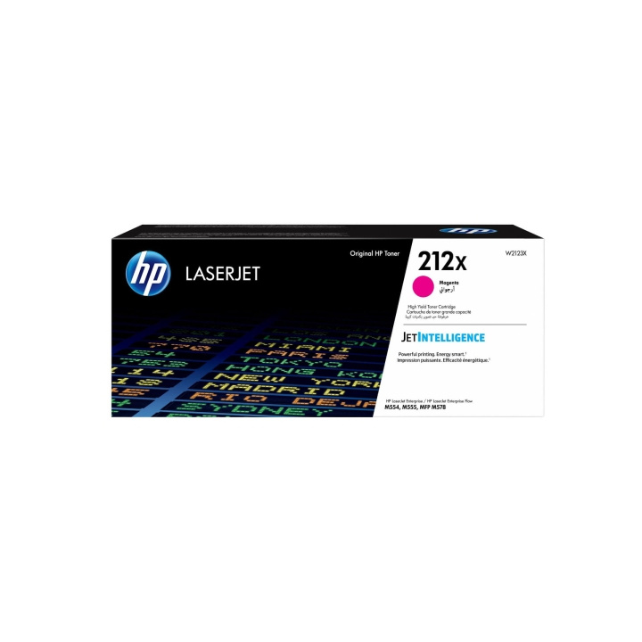 HP Toner W2123X 212X Magenta i gruppen DATORER & KRINGUTRUSTNING / Skrivare & Tillbehör / Bläck & Toner / Toner / HP hos TP E-commerce Nordic AB (C27340)