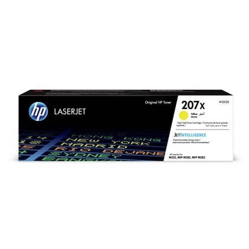 HP Toner W2212X 207X Gul i gruppen DATORER & KRINGUTRUSTNING / Skrivare & Tillbehör / Bläck & Toner / Toner / HP hos TP E-commerce Nordic AB (C27346)