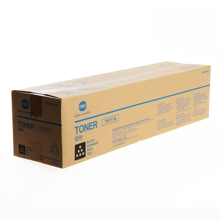 Konica Minolta Toner A3VU150 TN711 Svart i gruppen DATORER & KRINGUTRUSTNING / Skrivare & Tillbehör / Bläck & Toner / Toner / Konica Minolta hos TP E-commerce Nordic AB (C27483)