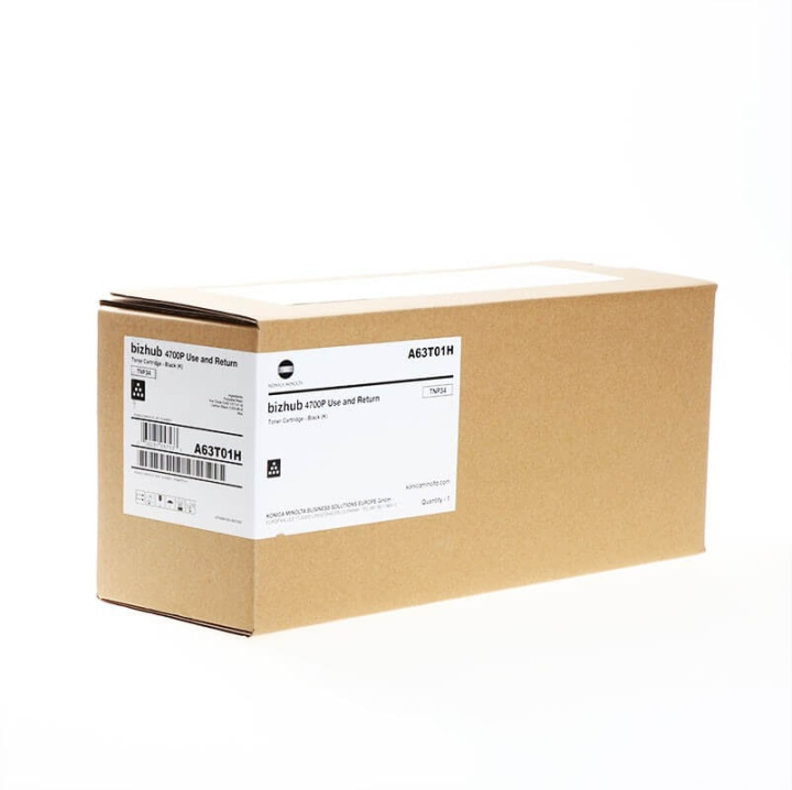 Konica Minolta Toner A63T01H TNP34 Svart i gruppen DATORER & KRINGUTRUSTNING / Skrivare & Tillbehör / Bläck & Toner / Toner / Konica Minolta hos TP E-commerce Nordic AB (C27499)