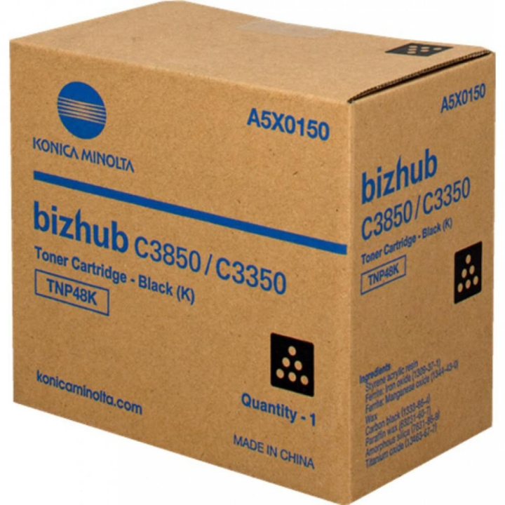 Konica Minolta Toner A95W150 TNP49 Svart i gruppen DATORER & KRINGUTRUSTNING / Skrivare & Tillbehör / Bläck & Toner / Toner / Konica Minolta hos TP E-commerce Nordic AB (C27512)
