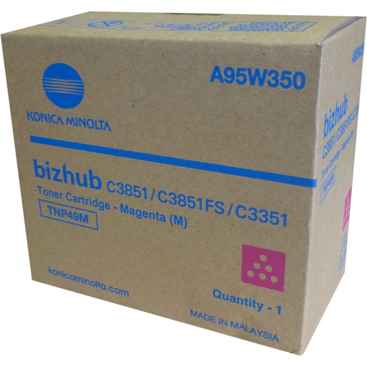 Konica Minolta Toner A95W350 TNP49 Magenta i gruppen DATORER & KRINGUTRUSTNING / Skrivare & Tillbehör / Bläck & Toner / Toner / Konica Minolta hos TP E-commerce Nordic AB (C27514)