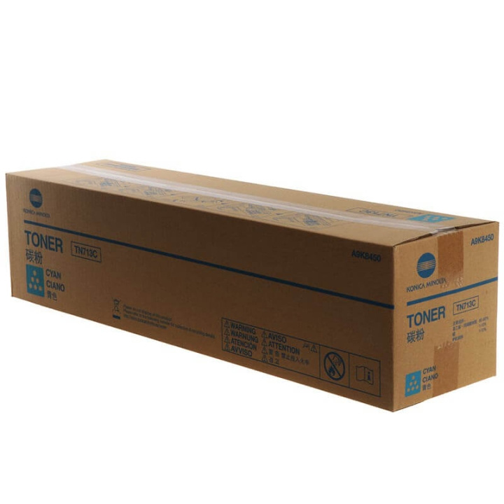 KONICAMINOLTA Toner A9K8450 TN713 Cyan i gruppen DATORER & KRINGUTRUSTNING / Skrivare & Tillbehör / Bläck & Toner / Toner / Konica Minolta hos TP E-commerce Nordic AB (C27524)