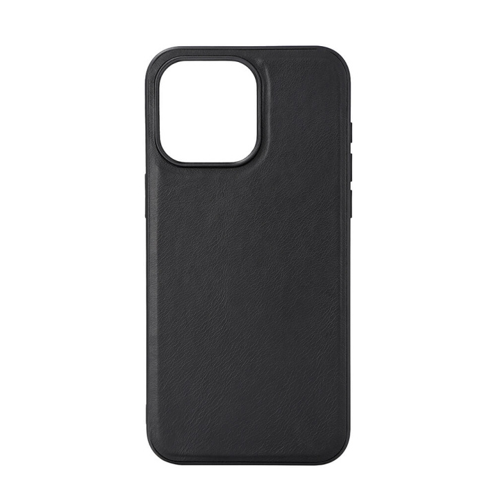 Buffalo Backcover Leather MagSeries iPhone 15 Pro Max Black i gruppen SMARTPHONE & SURFPLATTOR / Mobilskydd / Apple / iPhone 15 hos TP E-commerce Nordic AB (C28562)