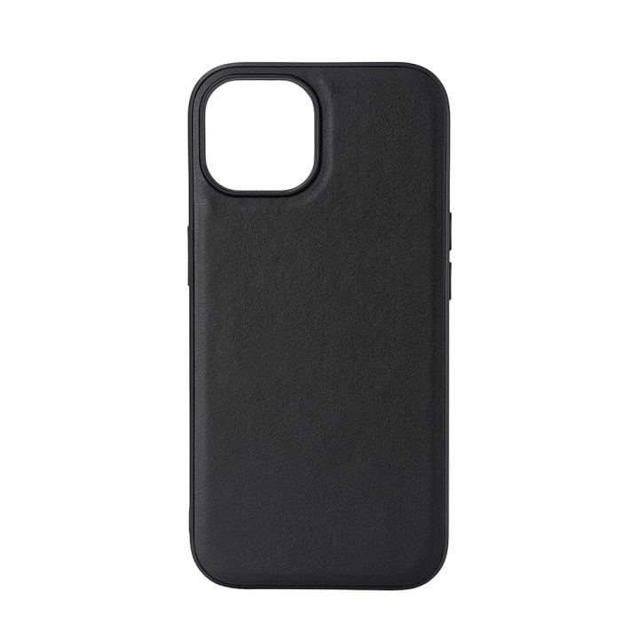 Buffalo Back cover PU MagSeries iPhone 15 Black i gruppen SMARTPHONE & SURFPLATTOR / Mobilskydd / Apple / iPhone 15 hos TP E-commerce Nordic AB (C28563)