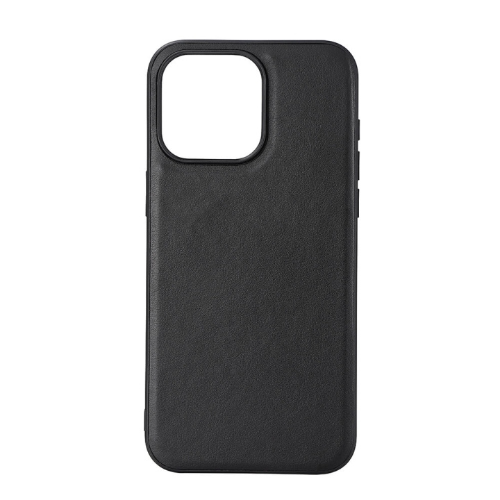 Buffalo Mobilskal PU MagSeries Svart - iPhone 15 Pro Max i gruppen SMARTPHONE & SURFPLATTOR / Mobilskydd / Apple / iPhone 15 hos TP E-commerce Nordic AB (C28566)