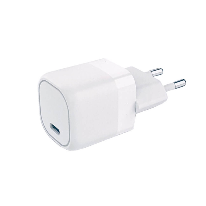 GEAR Laddare 220V 1xUSB-C PD/PPS 25W Vit i gruppen SMARTPHONE & SURFPLATTOR / Laddare & Kablar / Väggladdare / Väggladdare Typ C hos TP E-commerce Nordic AB (C28632)