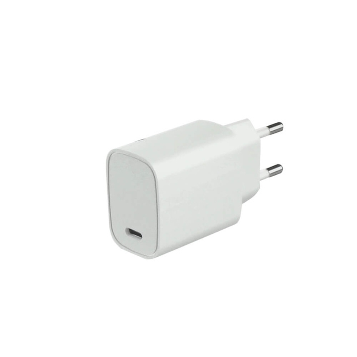 GEAR Laddare 220V 1xUSB-C PD 20W Vit i gruppen SMARTPHONE & SURFPLATTOR / Laddare & Kablar / Väggladdare / Väggladdare Typ C hos TP E-commerce Nordic AB (C28633)