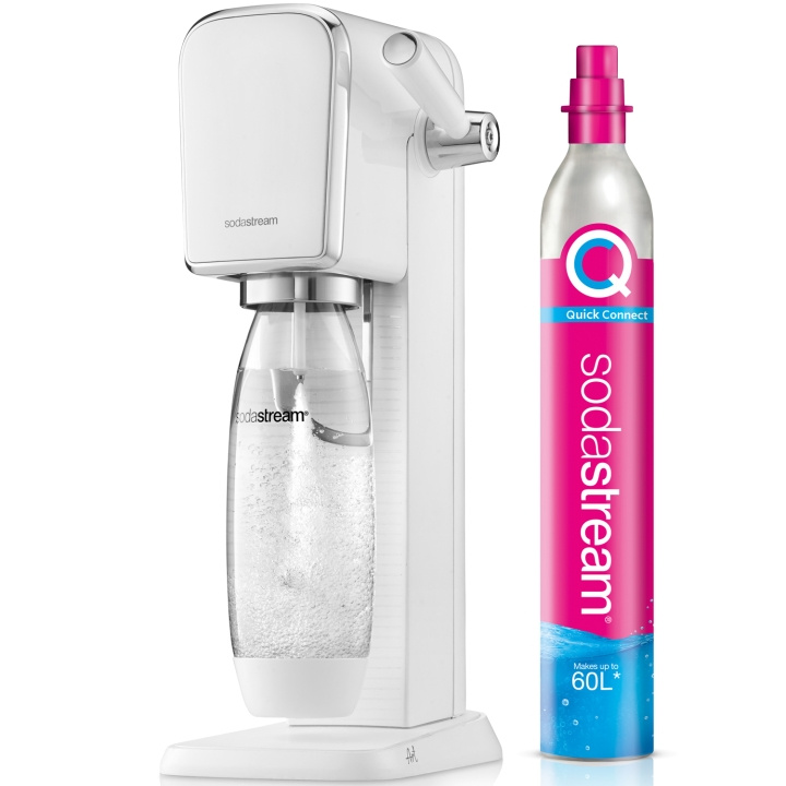 SodaStream Kolsyremaskin ART White i gruppen HEM, HUSHÅLL & TRÄDGÅRD / Hushållsmaskiner / Vatten & Juice / Kolsyremaskiner / Kolsyremaskiner hos TP E-commerce Nordic AB (C28645)