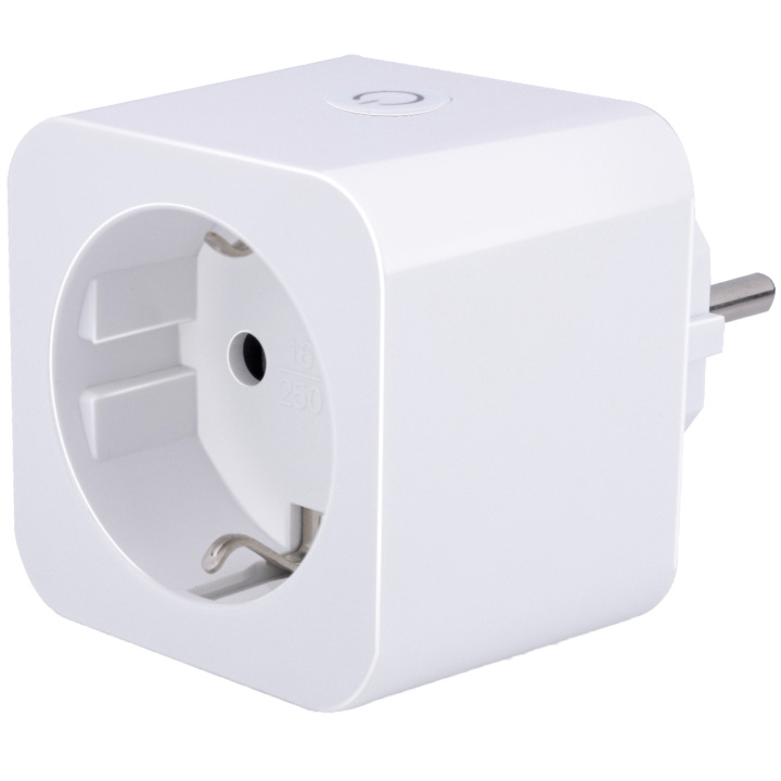 Alpina WiFi Smart Plug 2300W med Energimätning i gruppen HEM, HUSHÅLL & TRÄDGÅRD / Smarta hem / Smart plugs hos TP E-commerce Nordic AB (C28738)