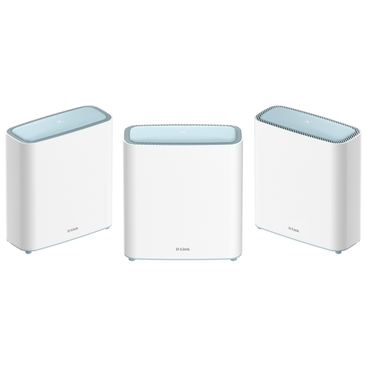 Produktfoto för D-Link EAGLE PRO AI M32-3 - Wifi-system - (3 routers) - upp till 740 kvadratmeter - mesh 1GbE - Wi-Fi 6 - Dubbelband