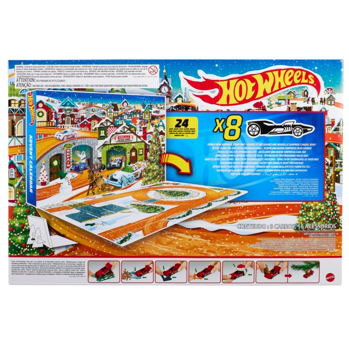 Hot Wheels Basics Adventskalender i gruppen LEKSAKER, BARN- & BABYPRODUKTER / Leksaker / Adventskalendrar hos TP E-commerce Nordic AB (C28808)