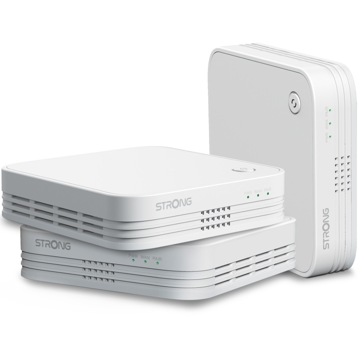 Strong Atria WiFi Mesh 1200 Home kit 2,4+5GHz 3-pack i gruppen DATORER & KRINGUTRUSTNING / Nätverk / WiFi Extenders hos TP E-commerce Nordic AB (C28855)