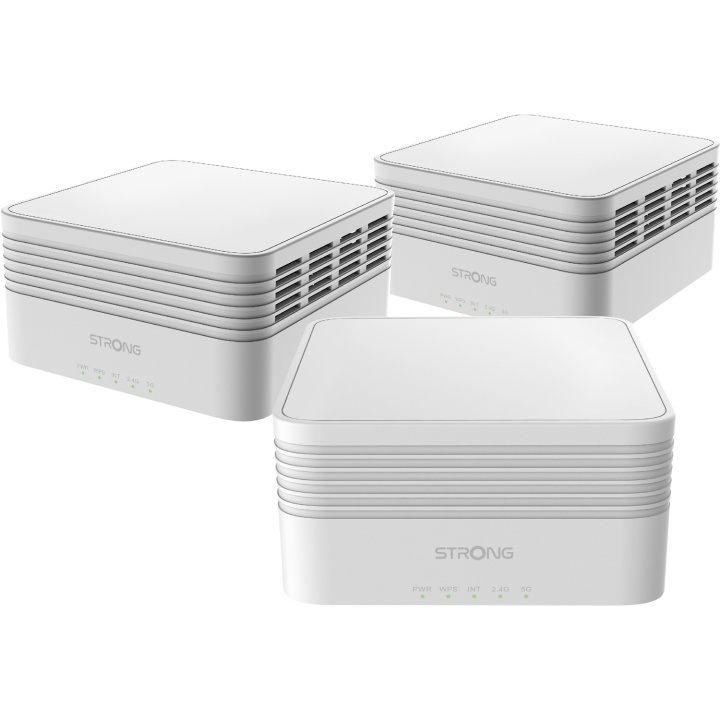 Strong Atria WiFi 6 Mesh AX3000 Home kit 3-pack i gruppen DATORER & KRINGUTRUSTNING / Nätverk / WiFi Extenders hos TP E-commerce Nordic AB (C28856)