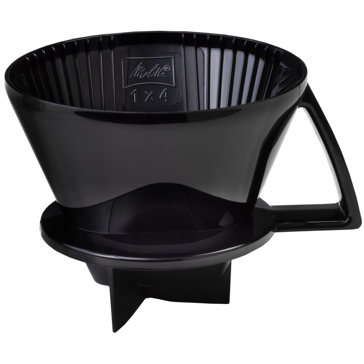 Melitta Filtertratt EXC/GRANDE, 1x4 SVART i gruppen HEM, HUSHÅLL & TRÄDGÅRD / Hushållsmaskiner / Kaffemaskiner & Tillbehör / Filter & Tillbehör hos TP E-commerce Nordic AB (C28867)