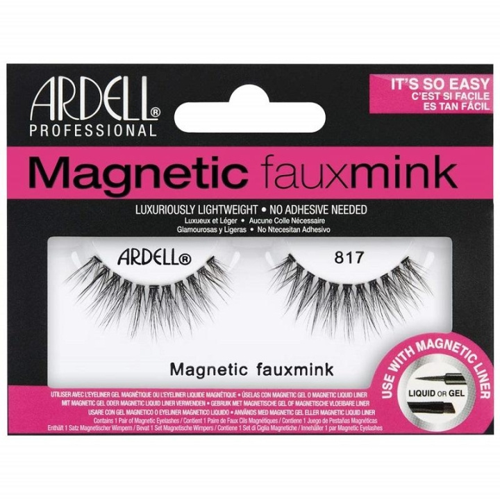 Ardell Magnetic Lash Faux Mink 817 i gruppen SKÖNHET & HÄLSA / Makeup / Ögon & Ögonbryn / Lösögonfransar hos TP E-commerce Nordic AB (C28914)