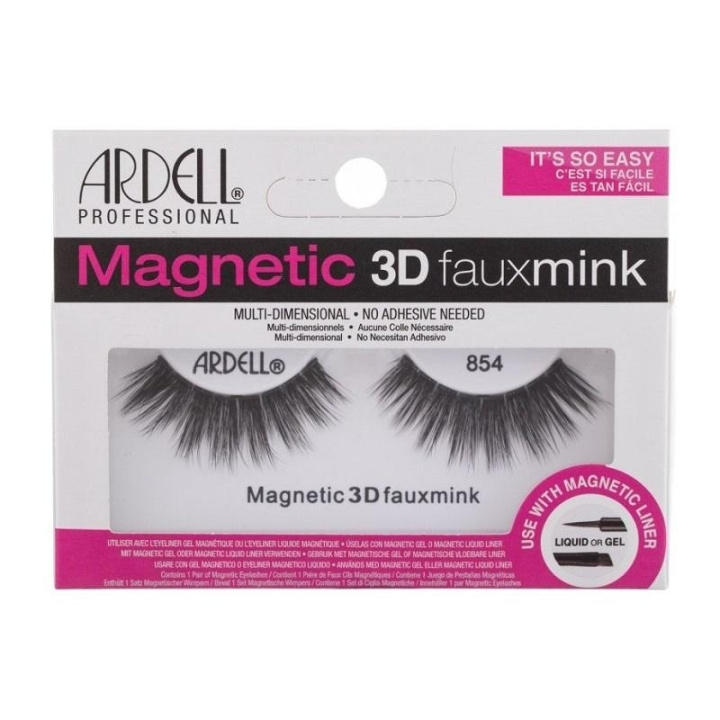 Ardell Magnetic 3D Faux Mink 854 i gruppen SKÖNHET & HÄLSA / Makeup / Ögon & Ögonbryn / Lösögonfransar hos TP E-commerce Nordic AB (C28916)