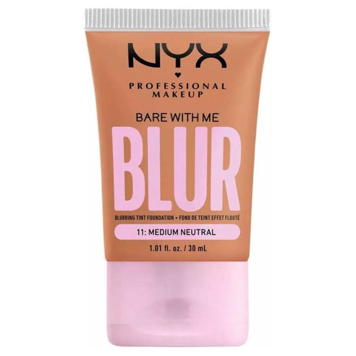 NYX PROF. MAKEUP Bare With Me Blur Tint Foundation 30ml 11 Medium Neutral i gruppen SKÖNHET & HÄLSA / Makeup / Basmakeup / Foundation hos TP E-commerce Nordic AB (C28988)