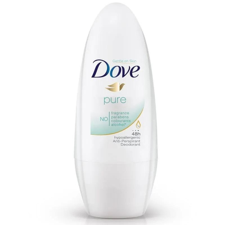Dove Roll-On Antiperspirant Pure 50ml i gruppen SKÖNHET & HÄLSA / Doft & Parfym / Deodorant / Deo för henne hos TP E-commerce Nordic AB (C28997)