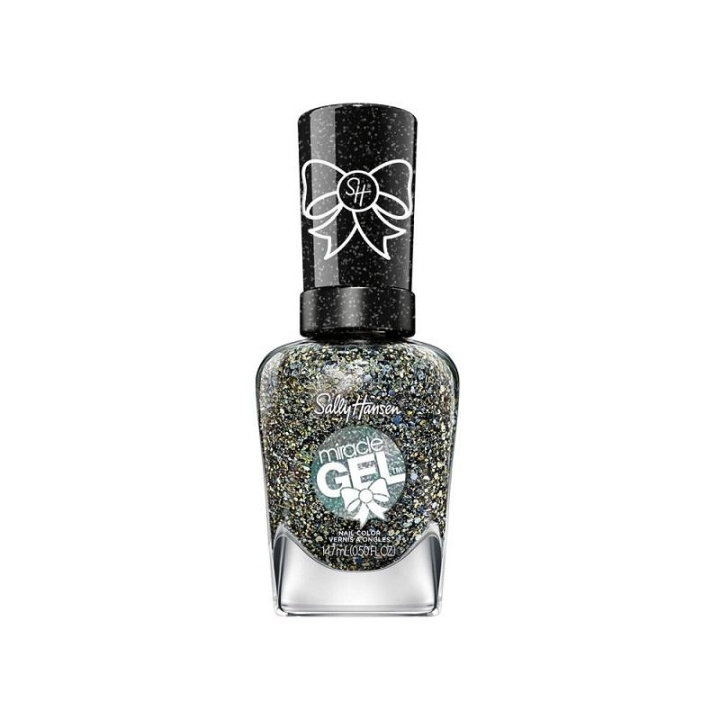 Sally Hansen Miracle Gel Nail Polish Glitter To Santa 14.7ml i gruppen SKÖNHET & HÄLSA / Manikyr/Pedikyr / Nagellack hos TP E-commerce Nordic AB (C29116)