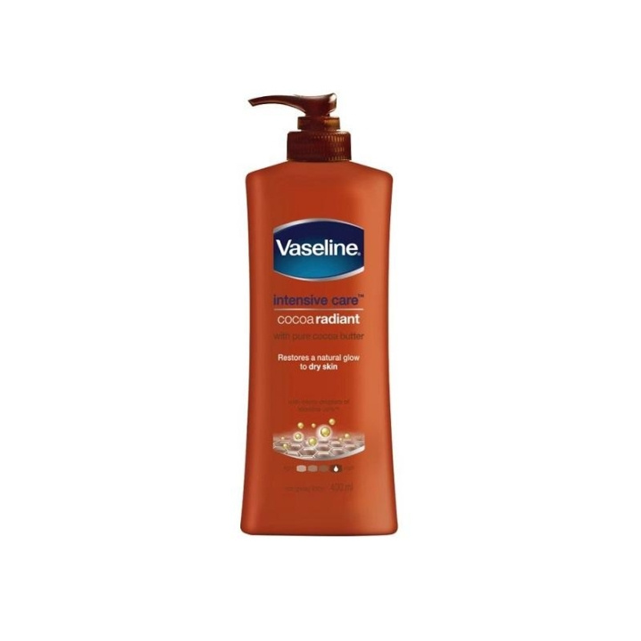 Vaseline Intensive Care Cocoa Radiant 400ml i gruppen SKÖNHET & HÄLSA / Hudvård / Ansiktsvård / Dagkräm hos TP E-commerce Nordic AB (C29171)