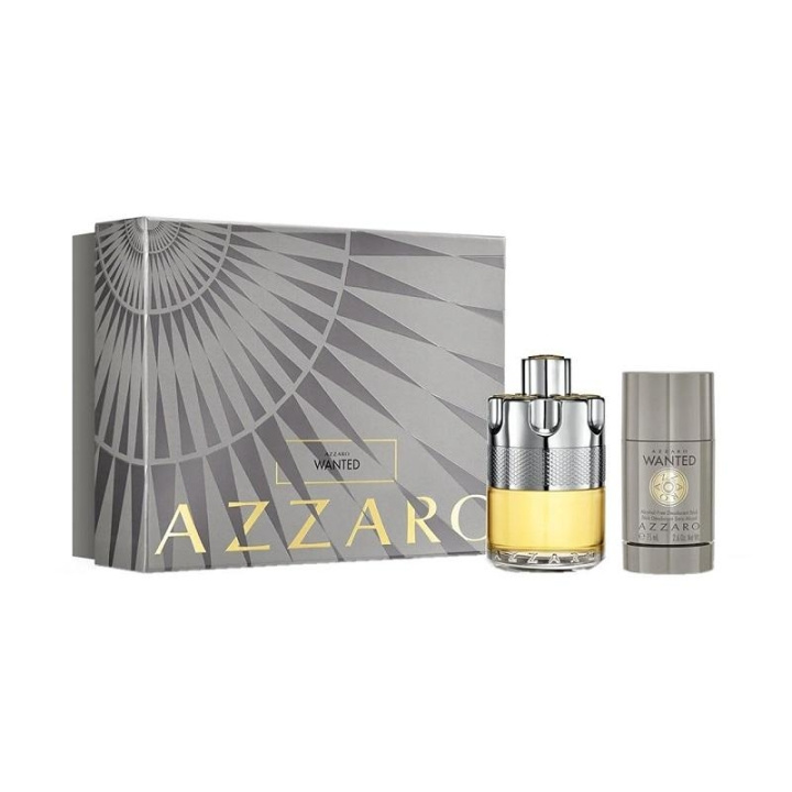 Azzaro Giftset Azzaro Wanted Edt 100ml + Deo Stick 75ml i gruppen SKÖNHET & HÄLSA / Presentkit / Presentkit För Honom hos TP E-commerce Nordic AB (C29174)