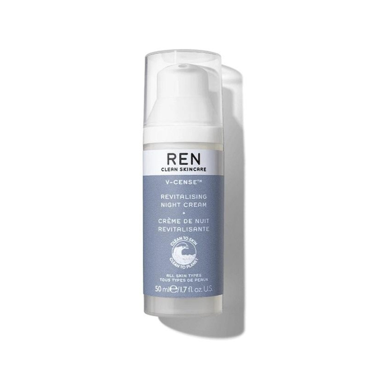 REN Clean Skincare V-Cense Revitalising Night Cream 50ml i gruppen SKÖNHET & HÄLSA / Hudvård / Ansiktsvård / Nattkräm hos TP E-commerce Nordic AB (C29180)