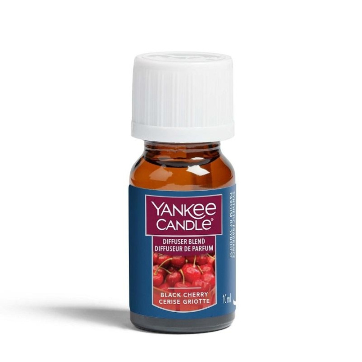 Yankee Candle Ultrasonic Aroma Diffuser Refill Black Cherry 10ml i gruppen SKÖNHET & HÄLSA / Massage & Wellness / Ljusterapi hos TP E-commerce Nordic AB (C29183)