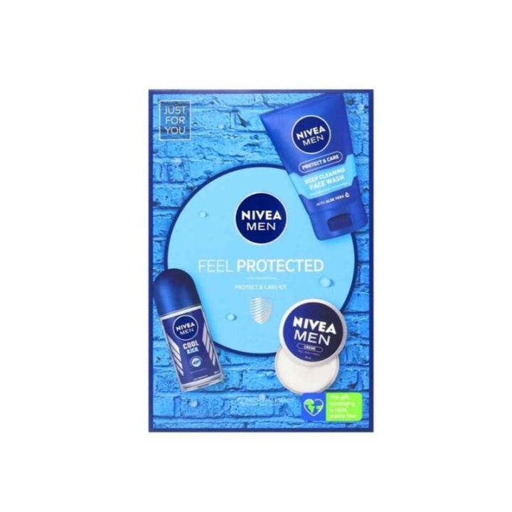 Nivea Men Protect And Care Gift Set 3 Pieces i gruppen SKÖNHET & HÄLSA / Hudvård / Ansiktsvård / Dagkräm hos TP E-commerce Nordic AB (C29206)
