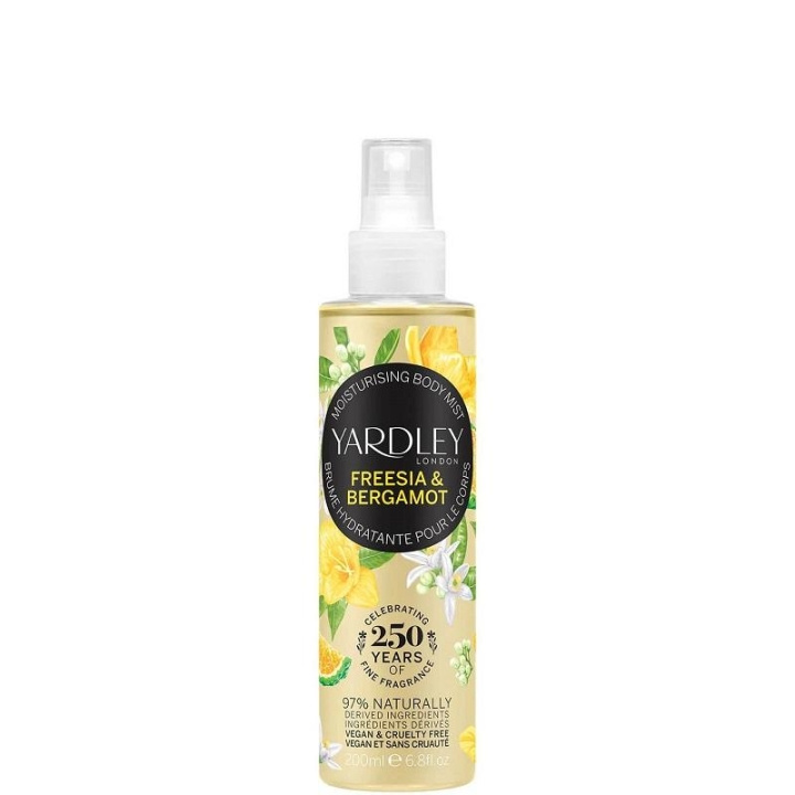 Yardley Of London Body Mist Freesia & Bergamot 200ml i gruppen SKÖNHET & HÄLSA / Hudvård / Kroppsvård / Bodymist hos TP E-commerce Nordic AB (C29213)