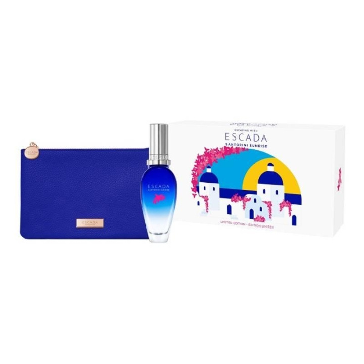 Escada Giftset Escada Santorini Sunrise 30ml EDT Spray Clutch Bag i gruppen SKÖNHET & HÄLSA / Doft & Parfym / Parfym / Parfymboxar hos TP E-commerce Nordic AB (C29235)