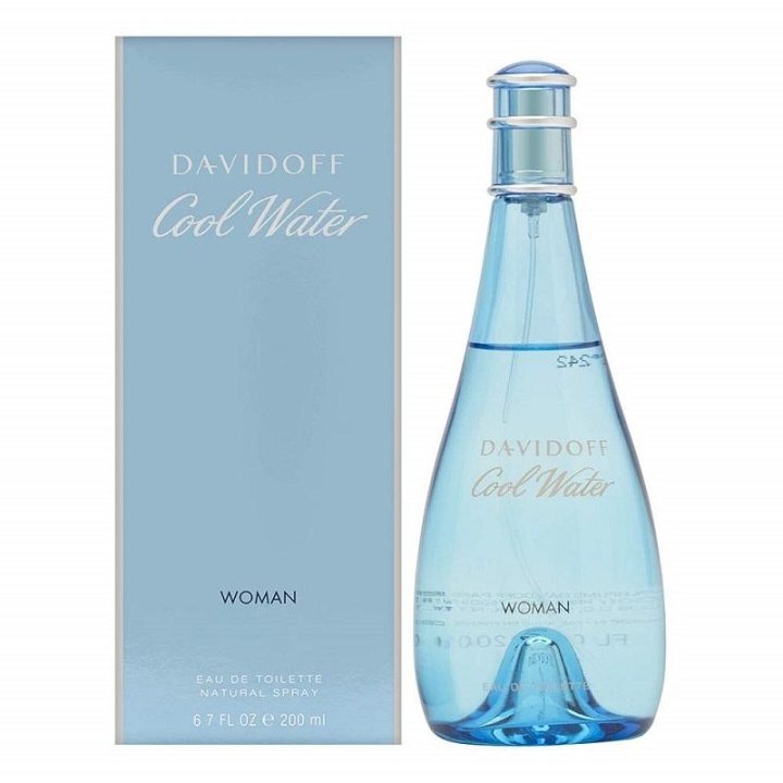 Davidoff Cool Water Woman EDT 200ML i gruppen SKÖNHET & HÄLSA / Doft & Parfym / Parfym / Parfym för henne hos TP E-commerce Nordic AB (C29240)