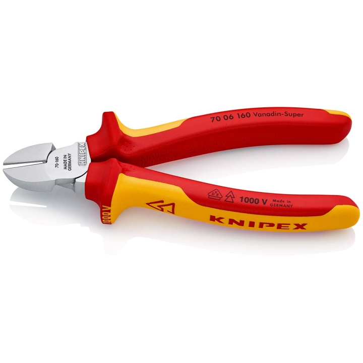 KNIPEX Sidavbitare VDE 160 mm i gruppen HEM, HUSHÅLL & TRÄDGÅRD / Verktyg / Övriga Verktyg & Tillbehör hos TP E-commerce Nordic AB (C29264)