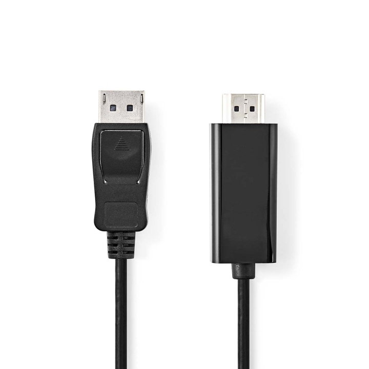 Nedis Displayport-kabel | DisplayPort Hane | HDMI™ Kontakt | 4K@30Hz | Nickelplaterad | 3.00 m | Rund | PVC | Svart | Låda i gruppen DATORER & KRINGUTRUSTNING / Datorkablar / DisplayPort / Kablar hos TP E-commerce Nordic AB (C29287)