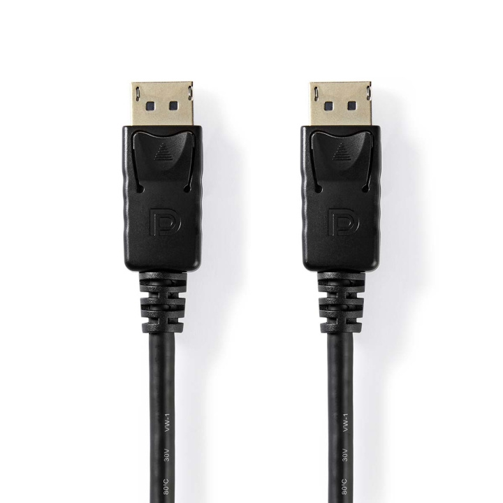 Nedis Displayport-kabel | DisplayPort Hane | DisplayPort Hane | Nickelplaterad | 2.00 m | Rund | PVC | Label i gruppen DATORER & KRINGUTRUSTNING / Datorkablar / DisplayPort / Kablar hos TP E-commerce Nordic AB (C29304)
